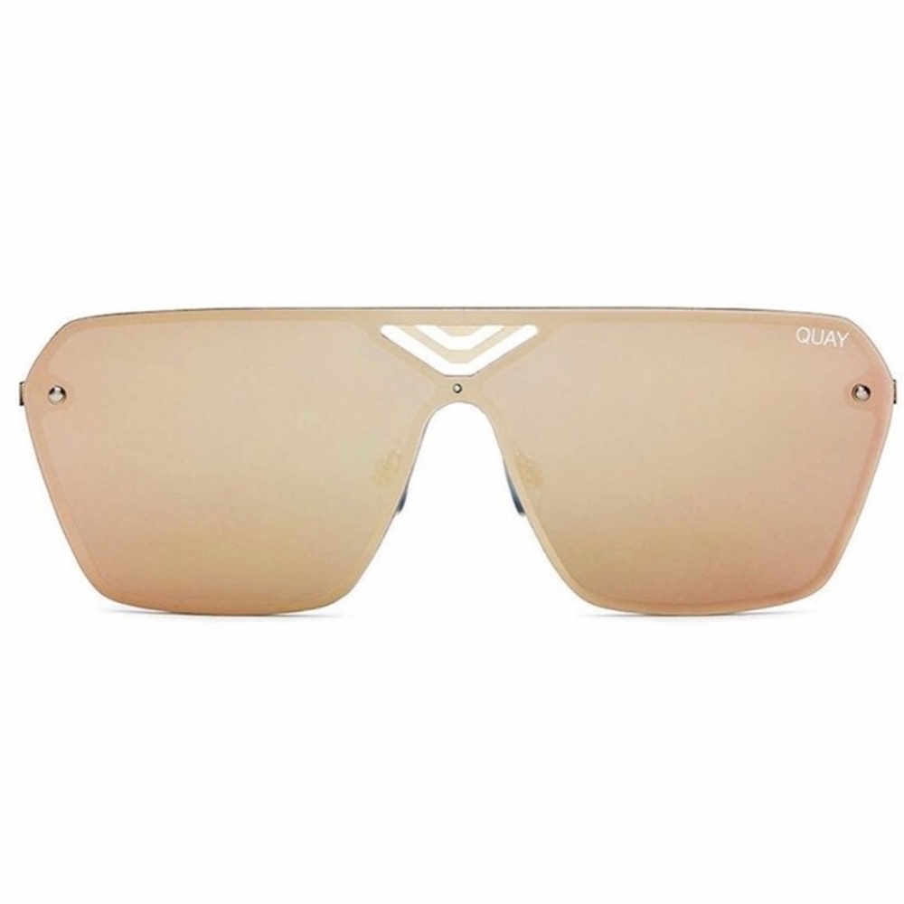 Quay Australia Star Gaze Rose Gold Sunglasses